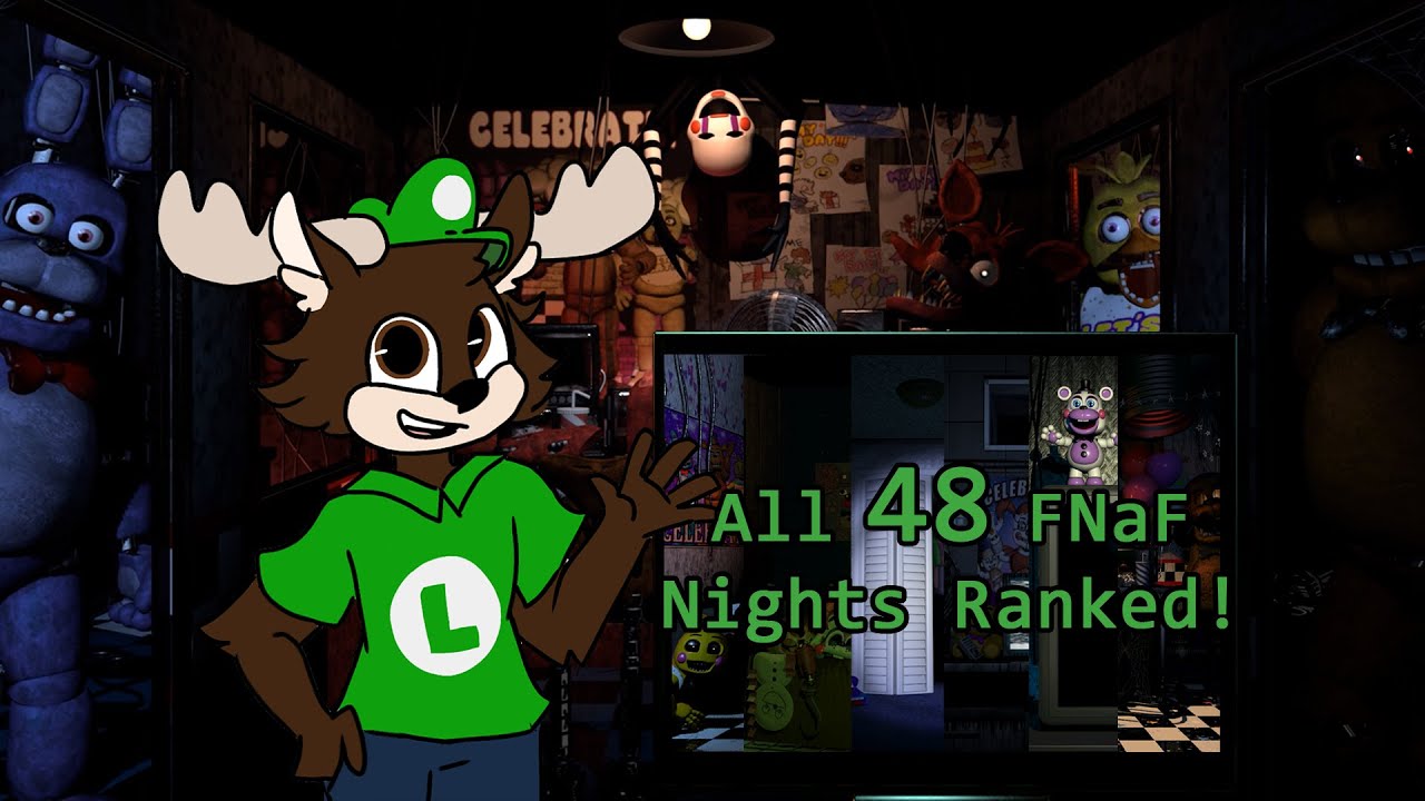 Ranking All 48 Nights at Freddy's! - L is Weegee