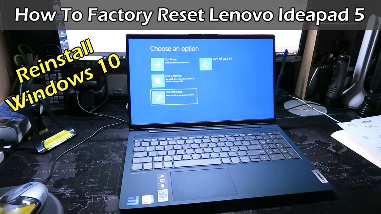 Как восстановить заводские настройки ноутбука Lenovo Ideapad 5 и переустановить Windows 10 (2021)