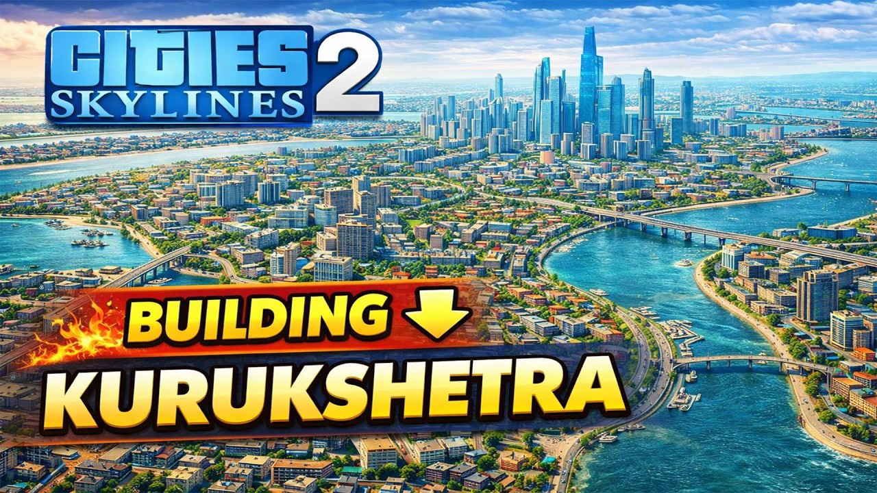 BUILDING KURUKSHETRA CITY in Cities Skylines 2 🔥 | My First Mega City Gameplay
