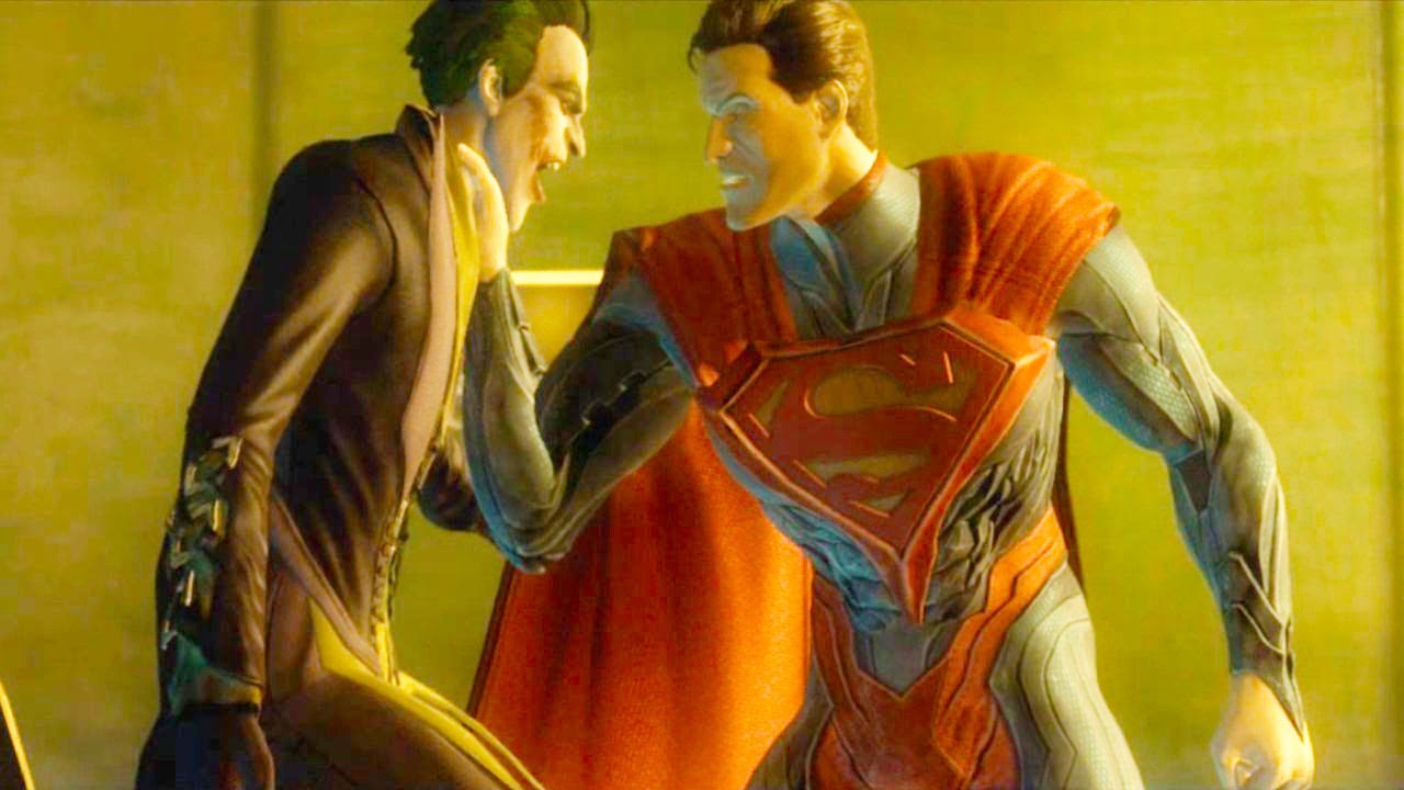 Режим Супермена убивает Джокера Сцена 4K Ultra HD - Injustice: Gods Among Us