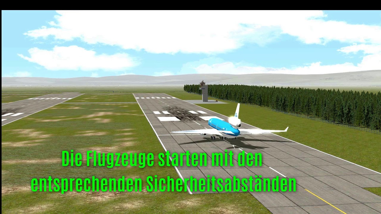 Ein Flughafen mit EEP16
