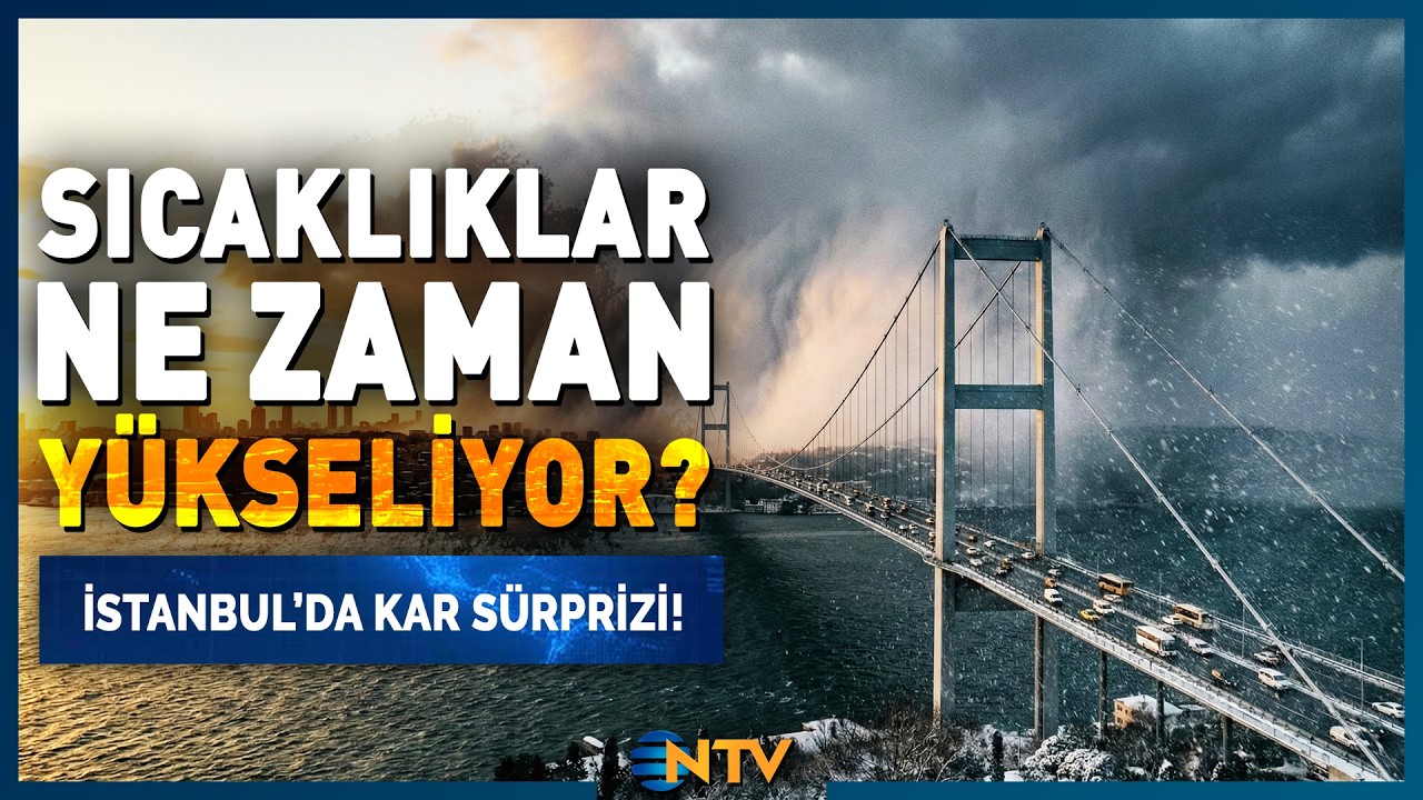 Yalancı Bahar Sonrası Kar Sürprizi!❄️İstanbul'da Yağış Ne Zaman Sona Erecek? | NTV