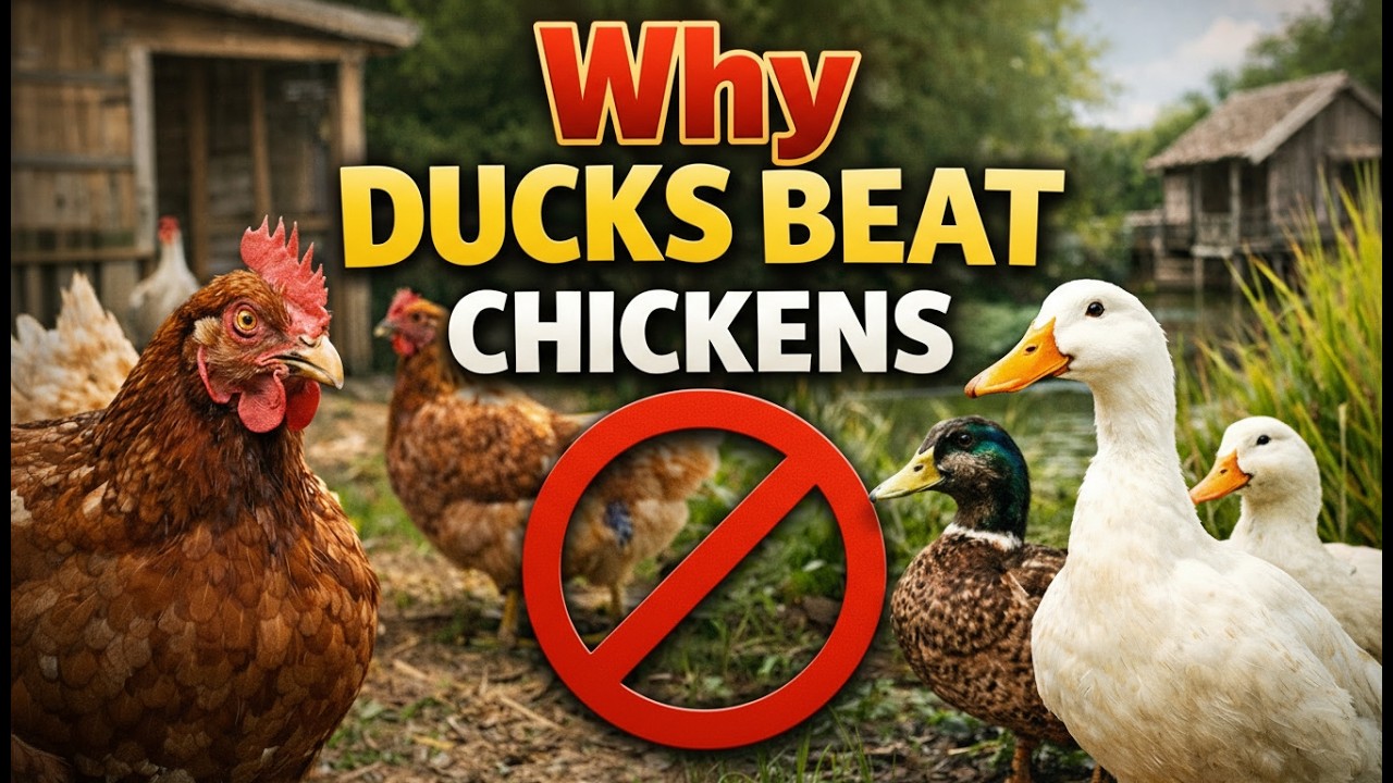 6 Reasons Ducks Are Better Than Chickens on a Homestead for Self-Sufficient Living