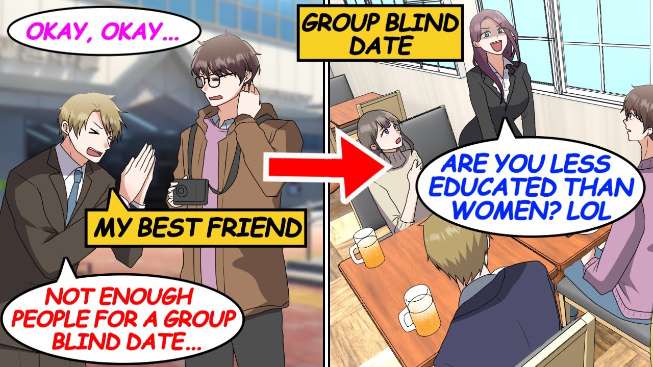 I'm at a group blind date and one woman makes fun of me. But if she knew my profession... [Manga]