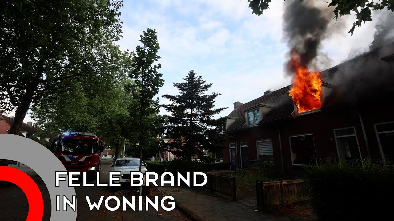 Veel rookontwikkeling bij uitslaande brand in woning Eindhoven