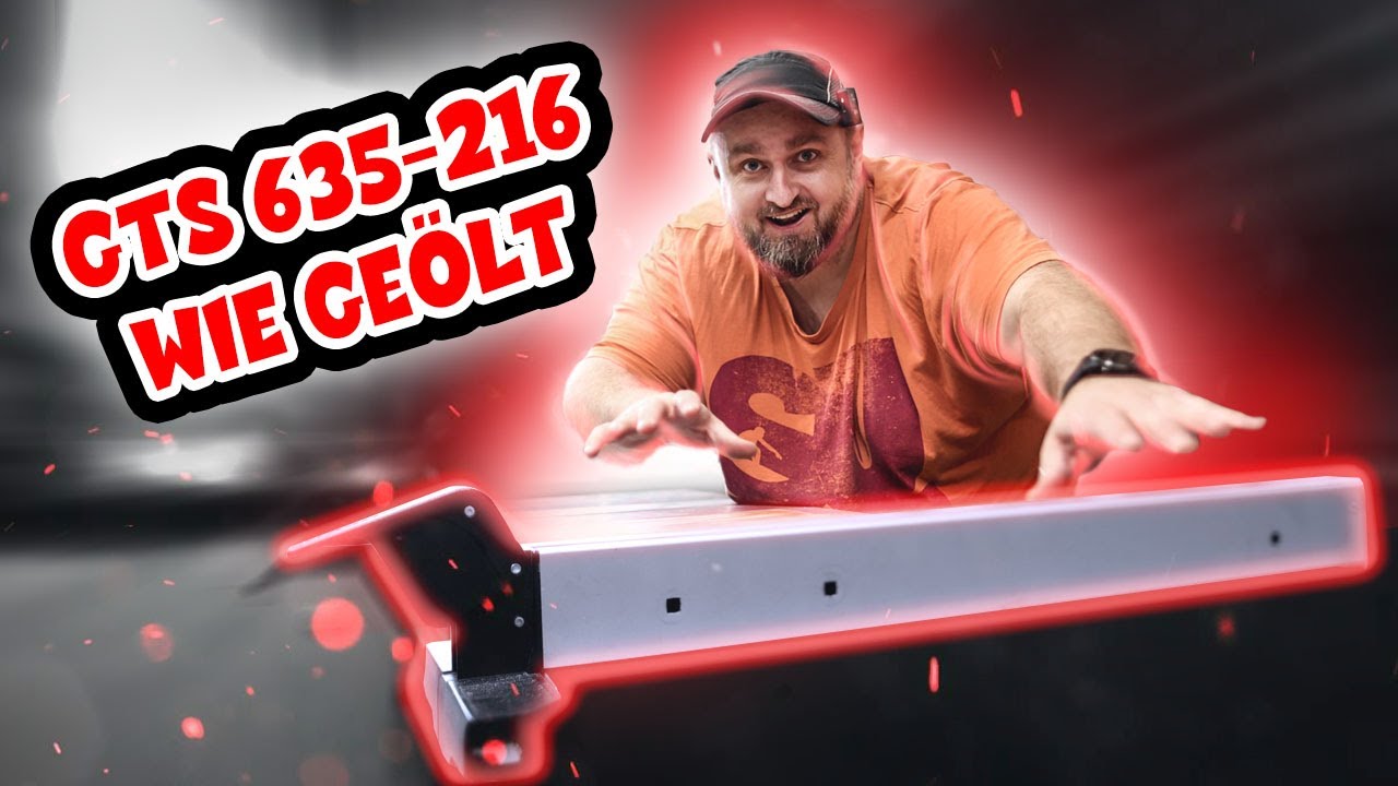 Bosch GTS 635 216 Parallelanschlag wie geölt