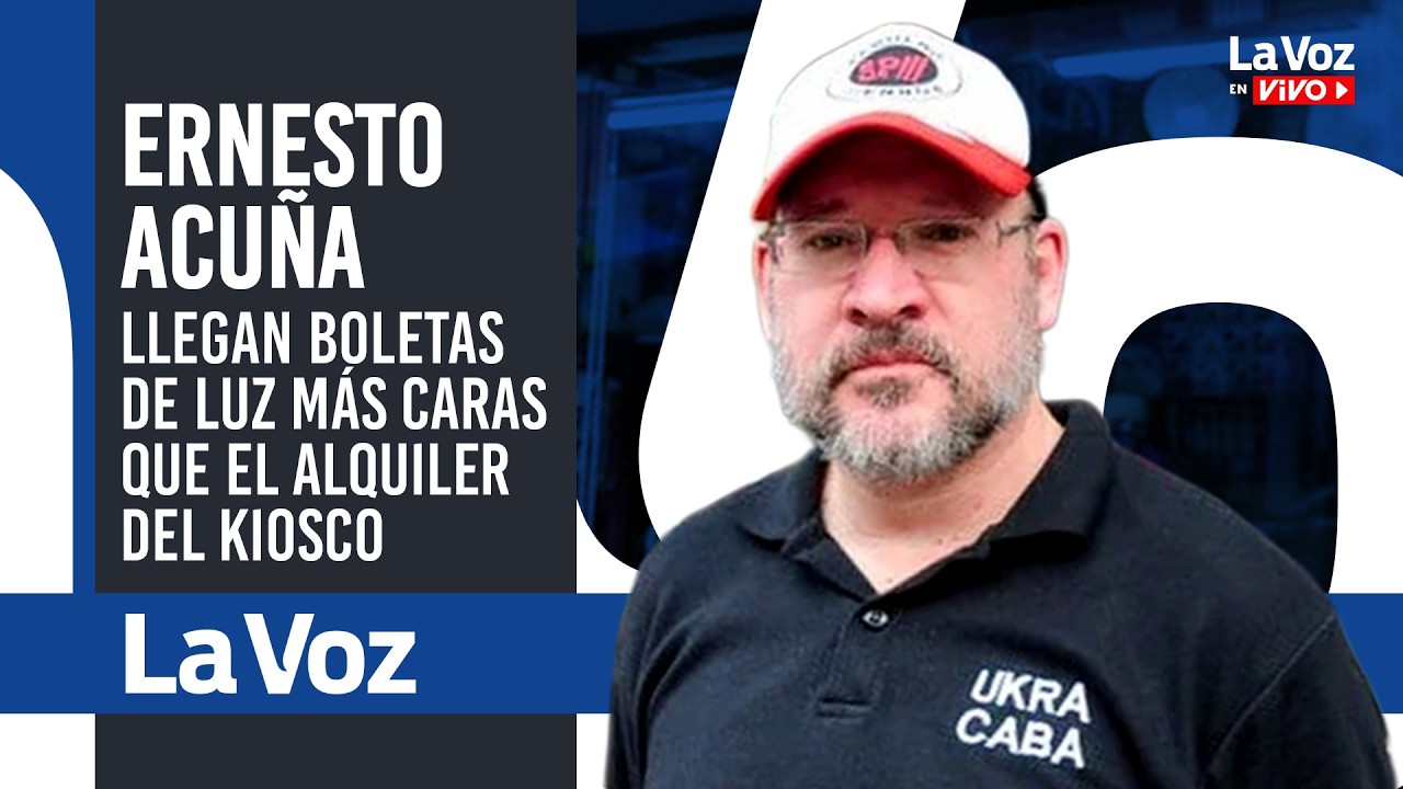 ERNESTO ACUÑA, de la UNIÓN DE KIOSQUEROS: Está todo DESMADRADO