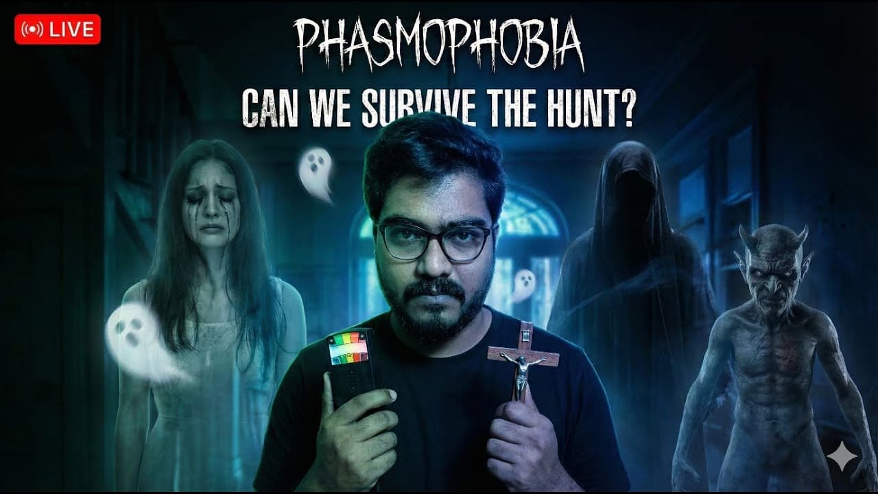 भुताने झपाटले! 👻 Phasmophobia Funny Gameplay | Can We Survive The Hunt?
