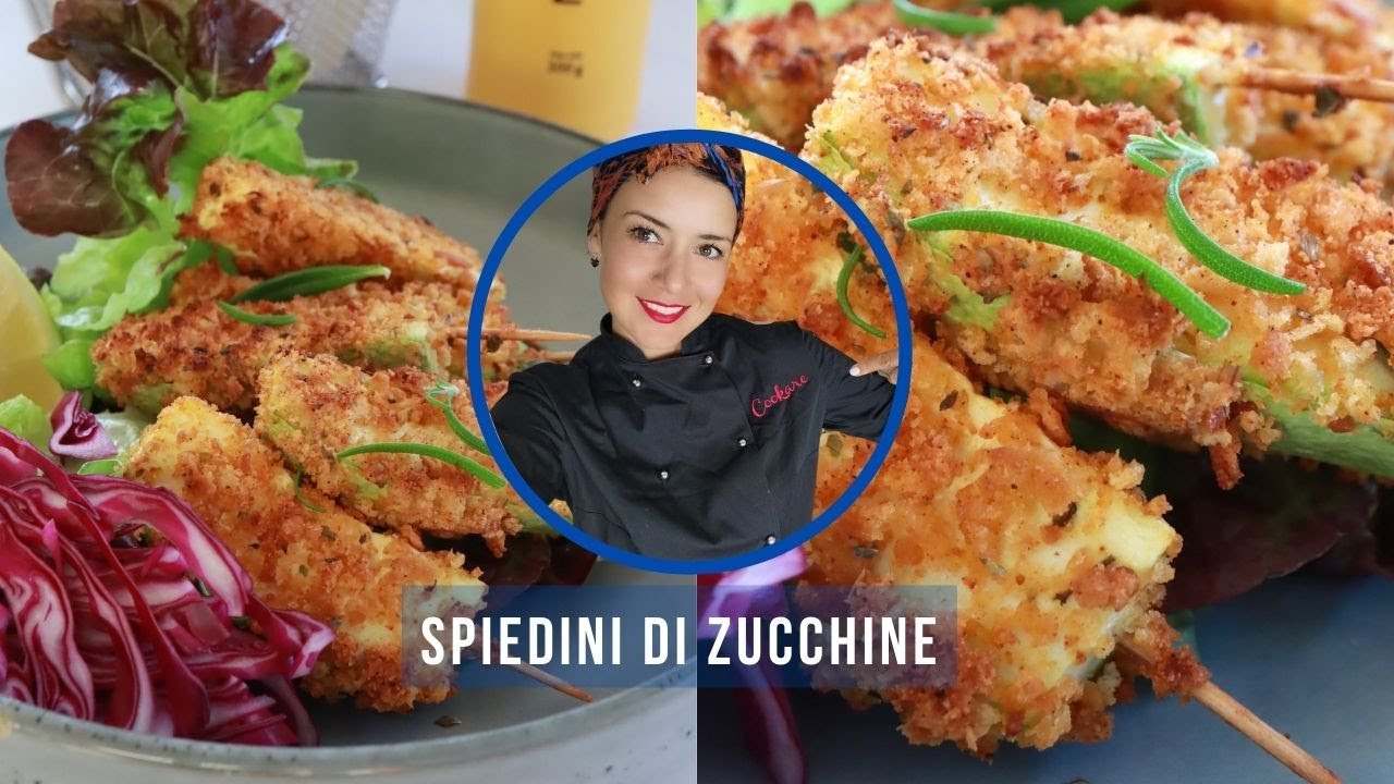Finger Food: Spiedini di Zucchine Impanate | Cucina Vegetale