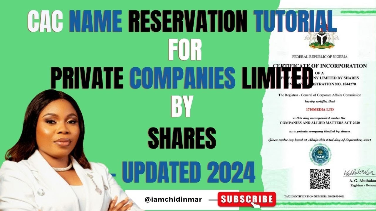 How To Reserve A Name with CAC For Your Business In Nigeria 2024