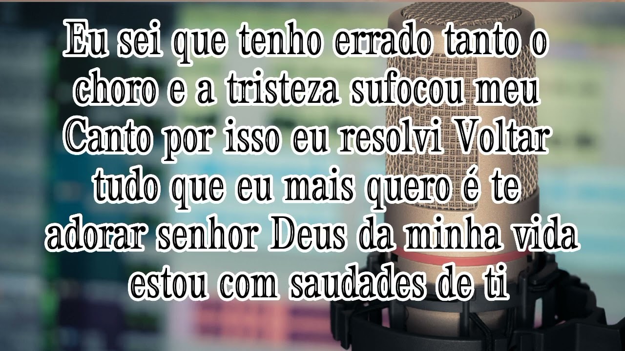 Me Perdoe - Gerson Rufino -playback  com letra
