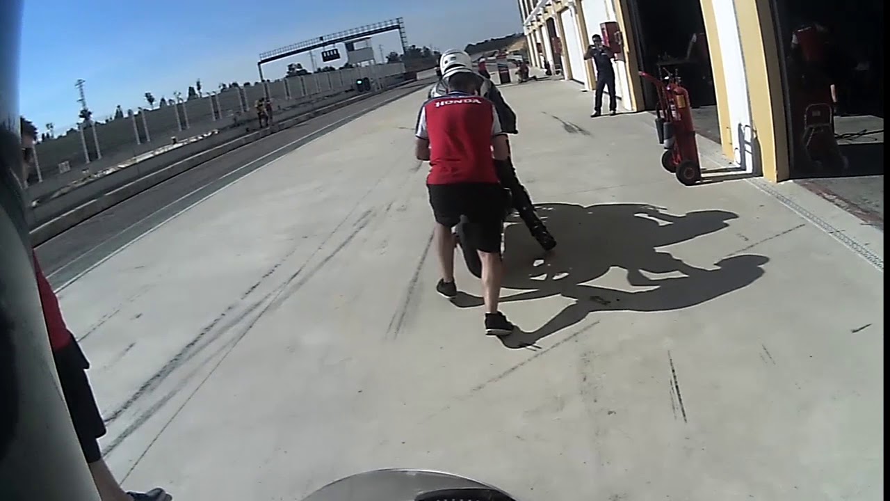 Jenny Tinmouth onboard at Monteblanco with Honda Racing 2015 first test.