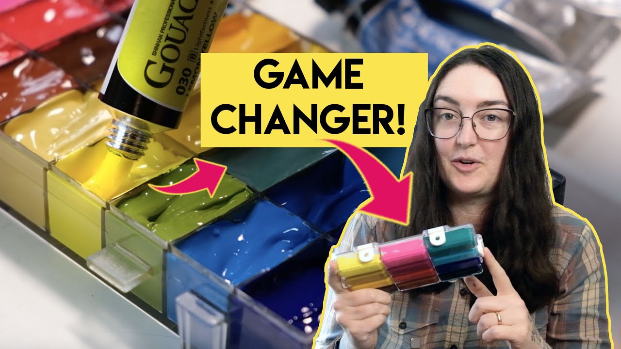 Liquid Gouache in Airtight Palettes ✶ setup and tips