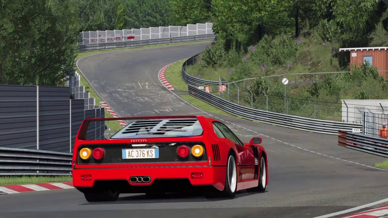 Ferrari F40 @ Nurburgring Assetto Corsa (PS4)