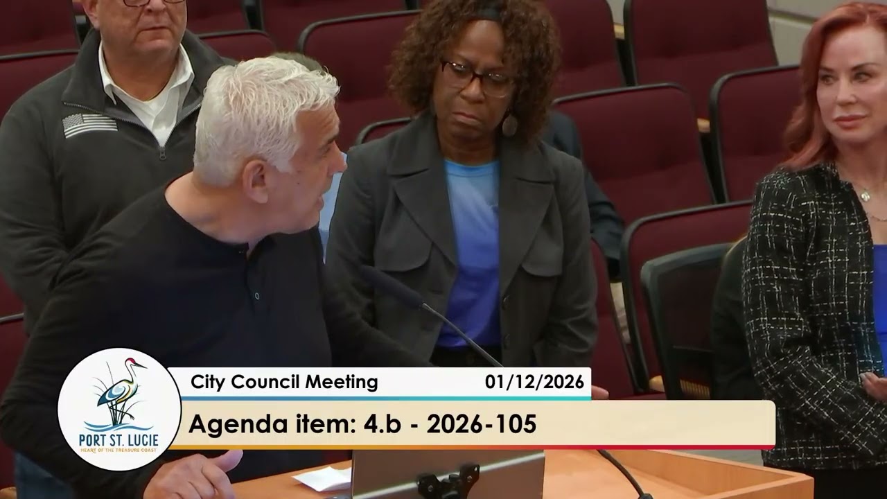 Regular City Council Meeting - 01/12/2026 - 1 p.m.