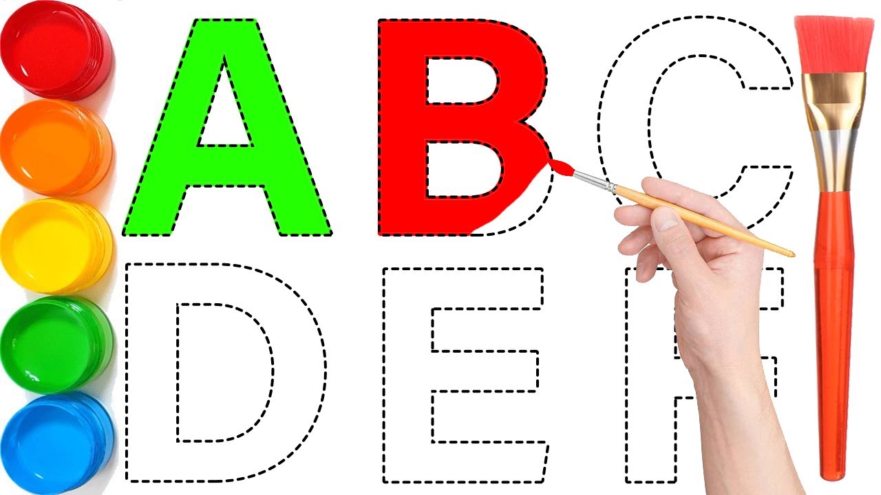Alphabet Phonics Ssong🖌️Learn to Draw and Paint ABCD Step by Step🎨 Easy Drawing Tutorial ✅Ks Art