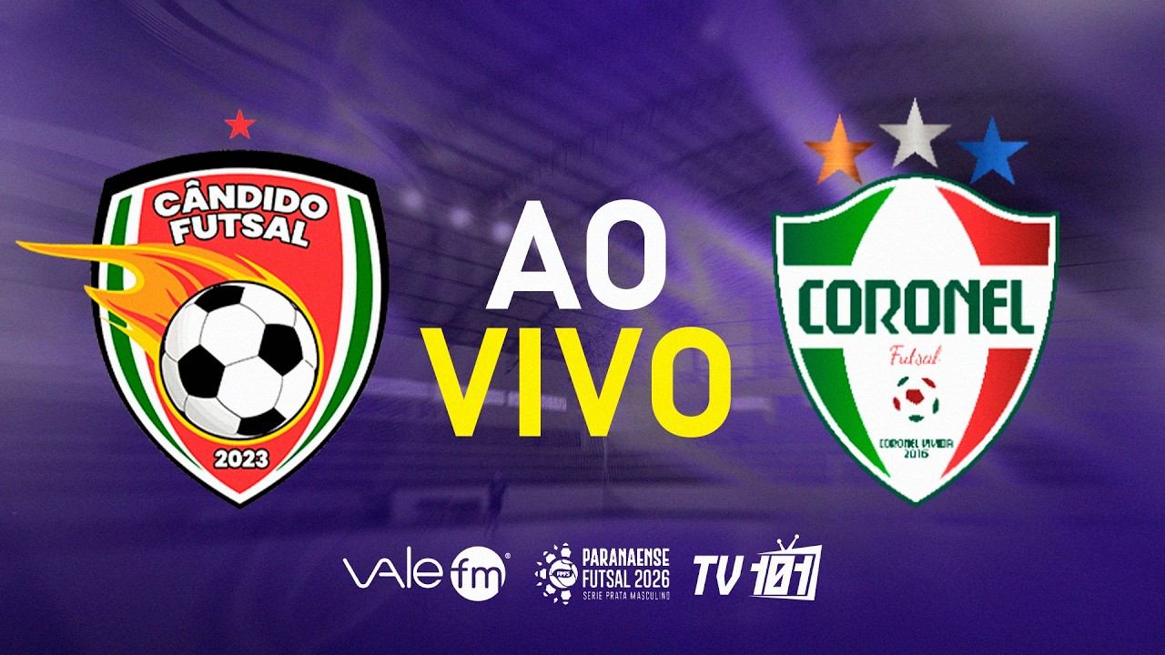 CAMPEONATO PARANAENSE SERIE PRATA 2026  - 1° RODADA - CANDIDO FUTSAL X CORONEL FUTSAL