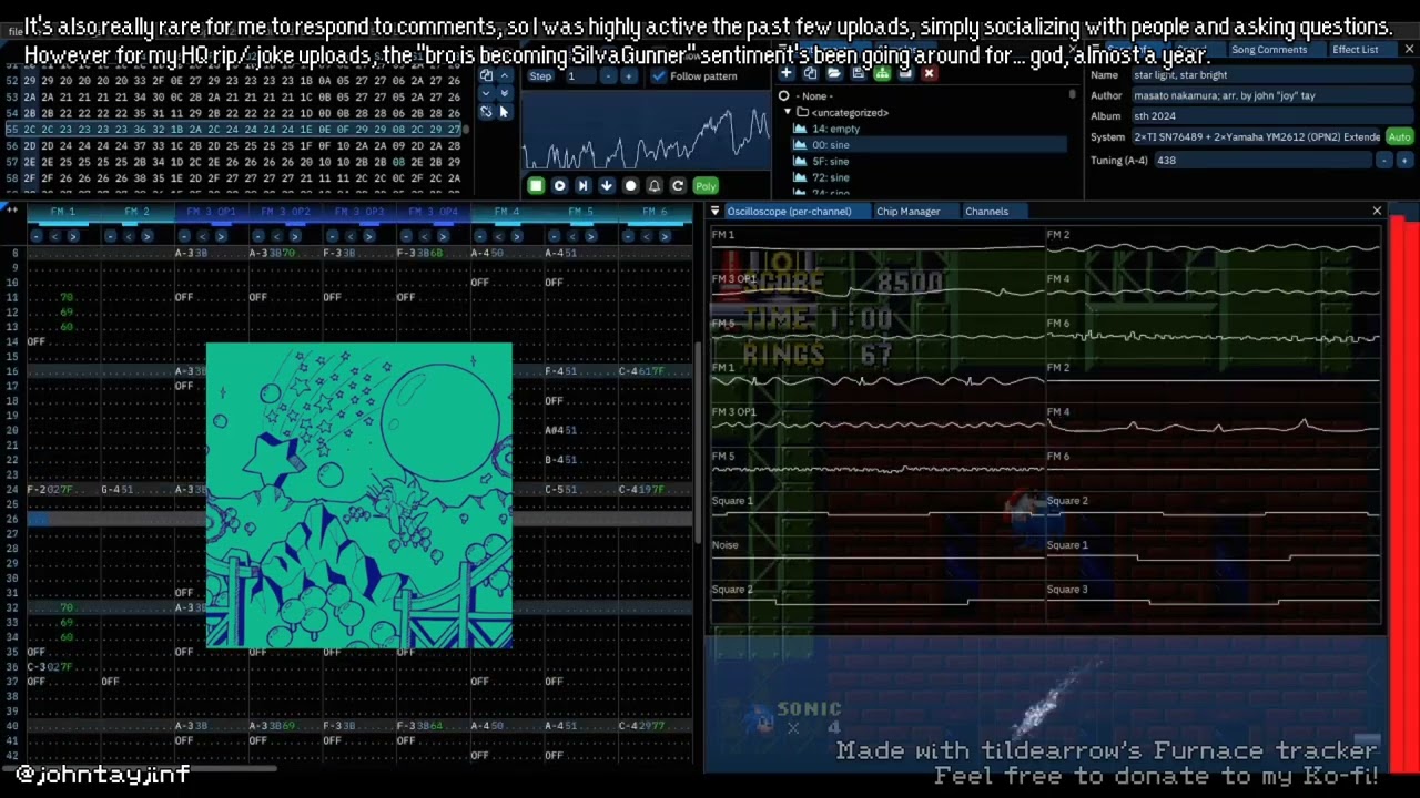 Sonic the Hedgehog - Star Light Zone (2× YM2612 + 2× SN76489 Arrangement)
