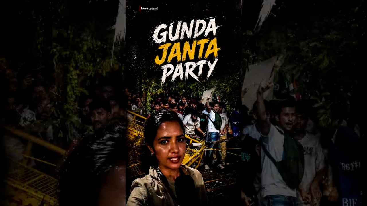 Peek TV Reporter's Viral CJP Protest Video!🔥 | Cockroach Janta Party #shorts