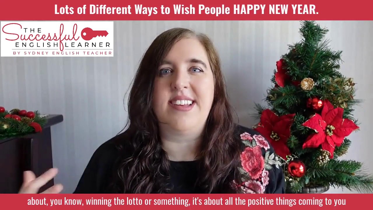 Live New Year Themed Vocabulary Lesson with Nicole Sammer, Sydney English Teacher.
