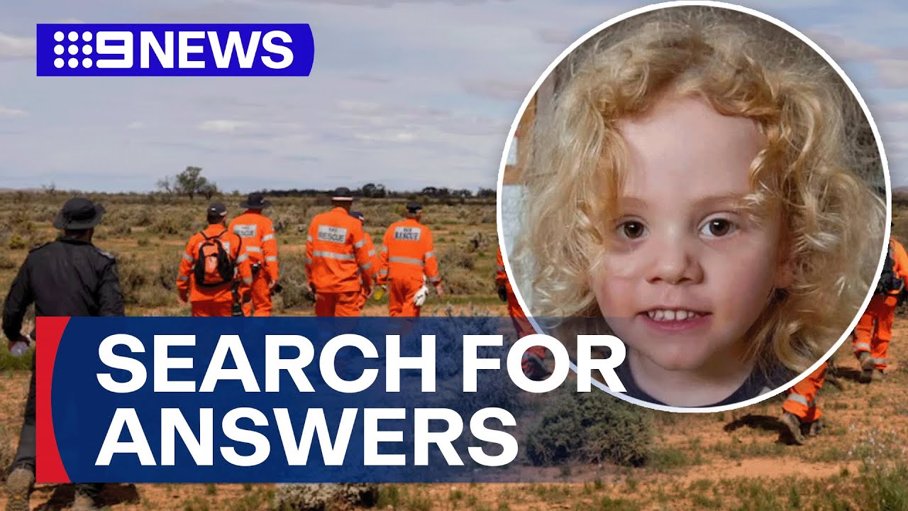 Police return to property where four-year-old vanished | 9 News Australia