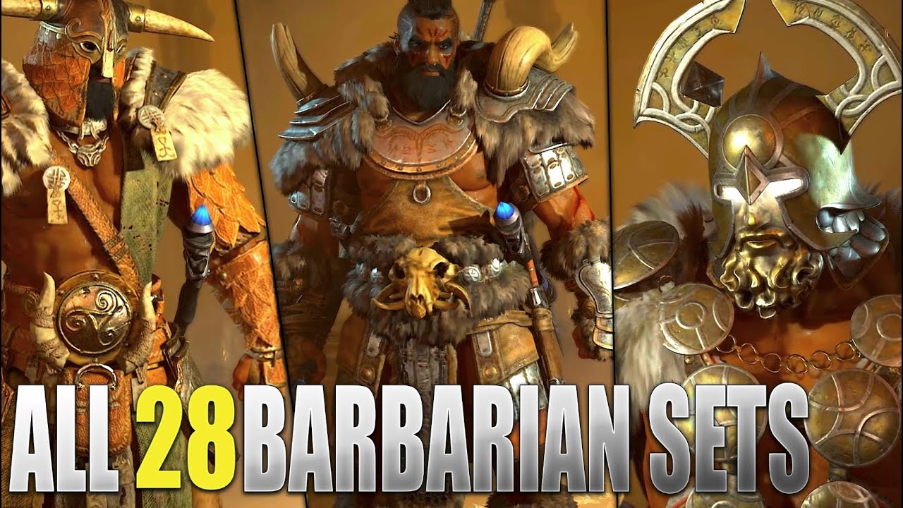 ALL 28 Diablo 4 Barbarian Transmog Armor Sets & How To Get Them