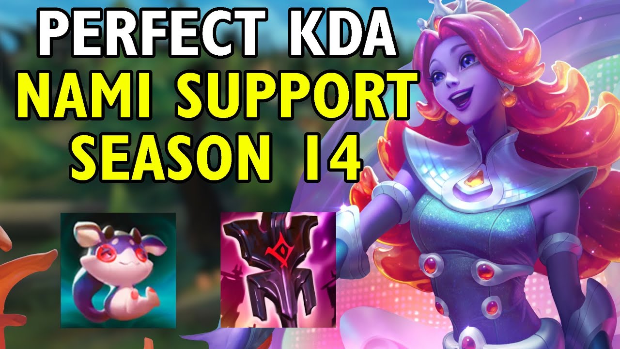 PERFECT KDA 40min Nami game in Season 14