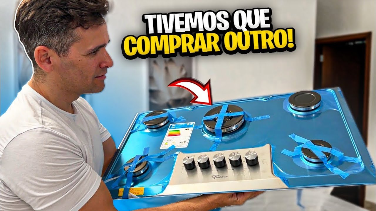 O COOKTOP QUE COMPRAMOS CHEGOU MA TIVEMOS QUE COMPRAR OUTRO NA MESMA HORA