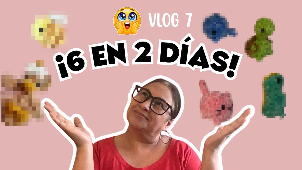 ¡Tejí 6 amigurumis en tiempo récord! 💨 ¿Cuál es mi secreto?