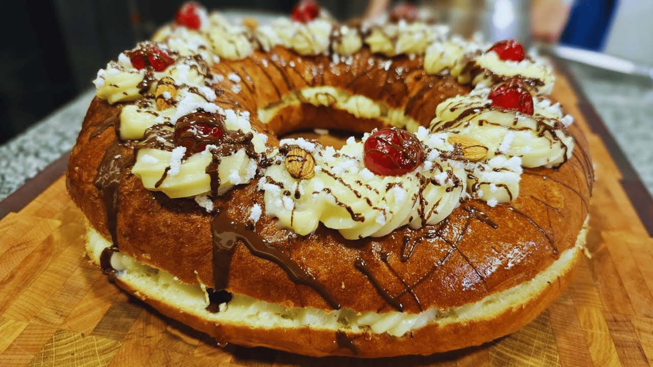 ROSCA DE REYES RELLENA: Amasada a Mano