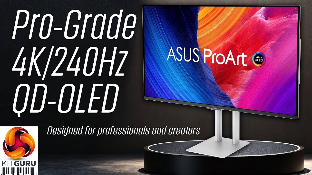 ASUS ProArt PA32UCDM: 240Hz OLED for Pros (and Gamers?)