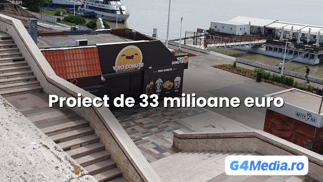 Începe modernizarea Falezei Dunării de la Galați