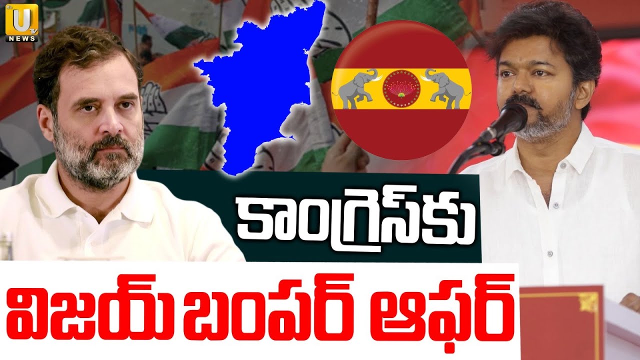 Will Congress Form an Alliance With TVK? | విజయ్ కు కాంగ్రెస్ బంపర్ ఆఫర్ | Tamil nadu Election 2026