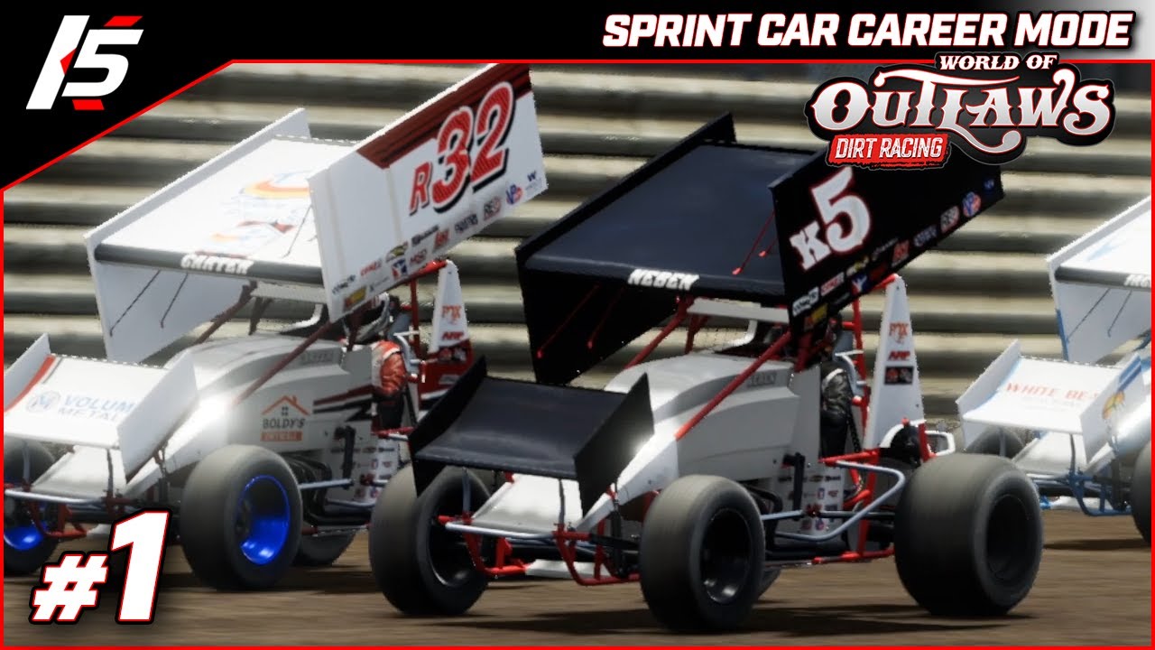 Sprint Car Career Mode - EP #1 - World of Outlaws Dirt Racing