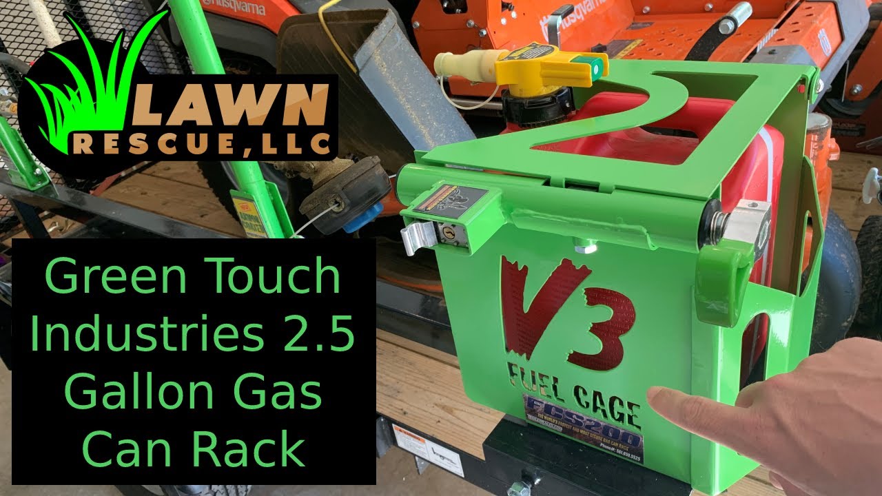 Green Touch Industries 2.5 Gallon Gas Tank Rack V3 Xtreme Series