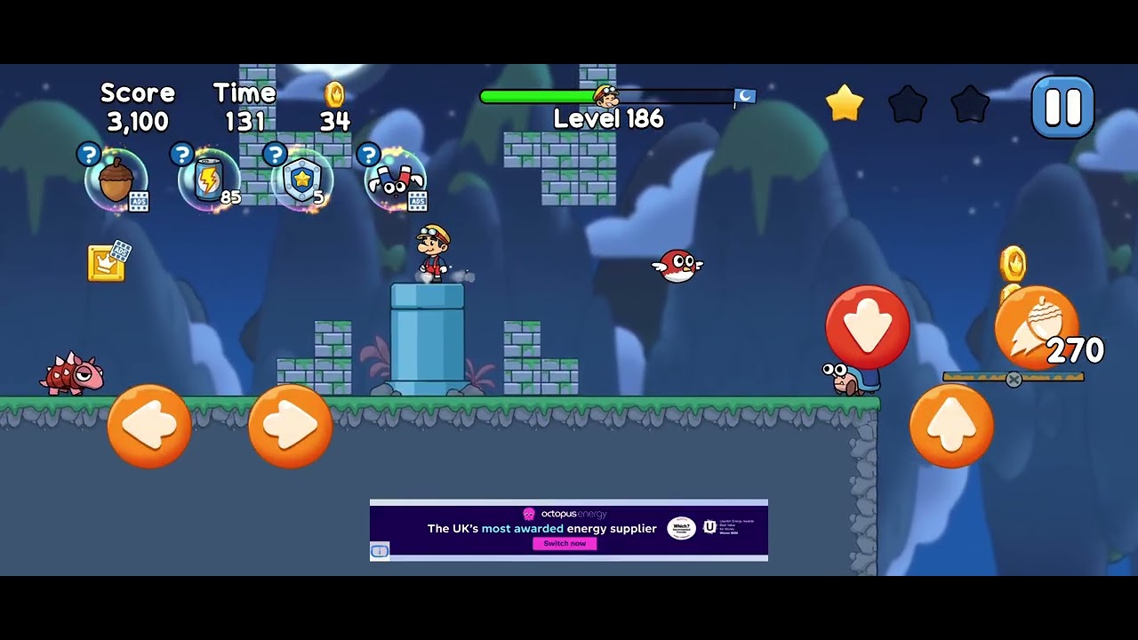 Leo's adventure jungle escape -Level 186-Game video #gamedevblog #gameprogramming #games 