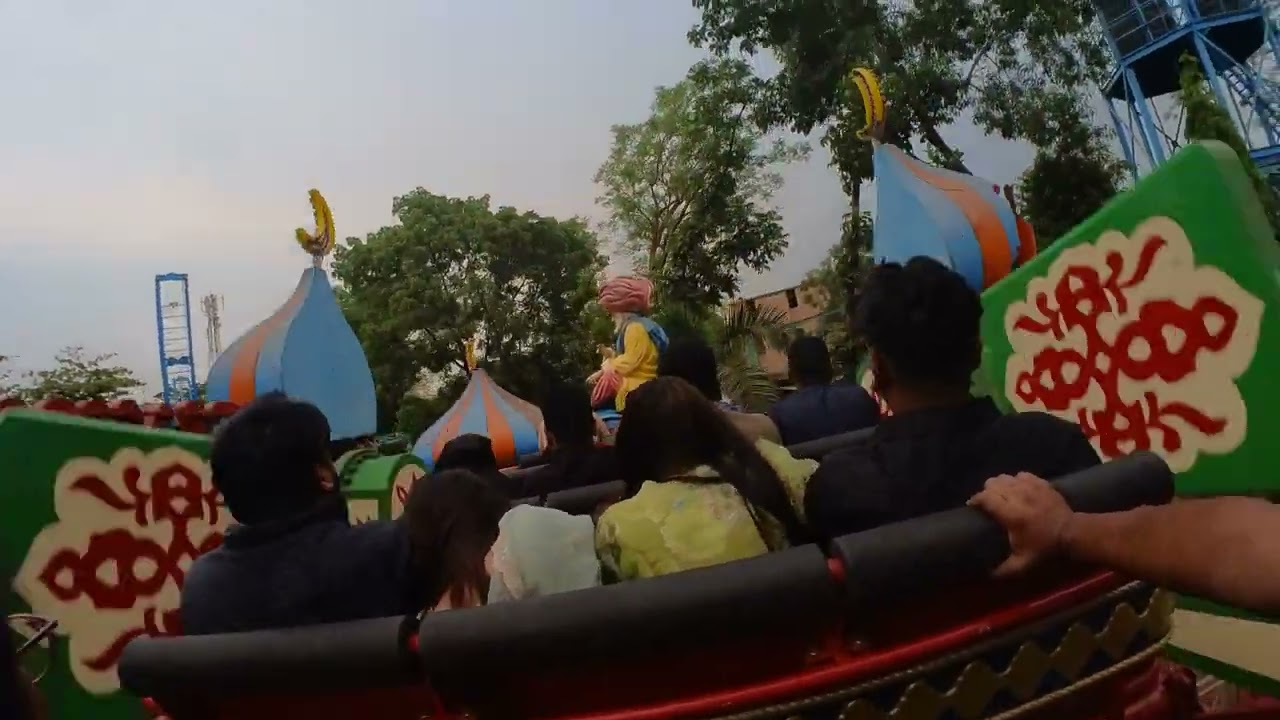 Experience the thrill of flying on the Magic Carpet #fantasy_kingdom #waterkingdom