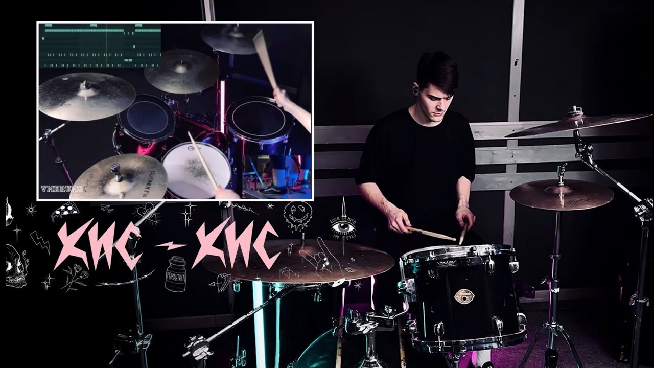 Как играть Кис-Кис - ЛБТД на барабанах | Drum cover + How to play