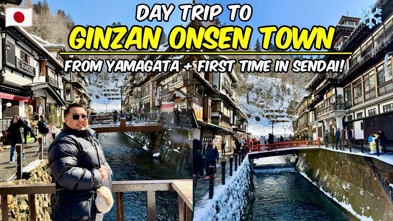 🏮Ginzan Onsen Travel Guide | Japan’s Most Beautiful Snow Town!🇯🇵🌨️❄️