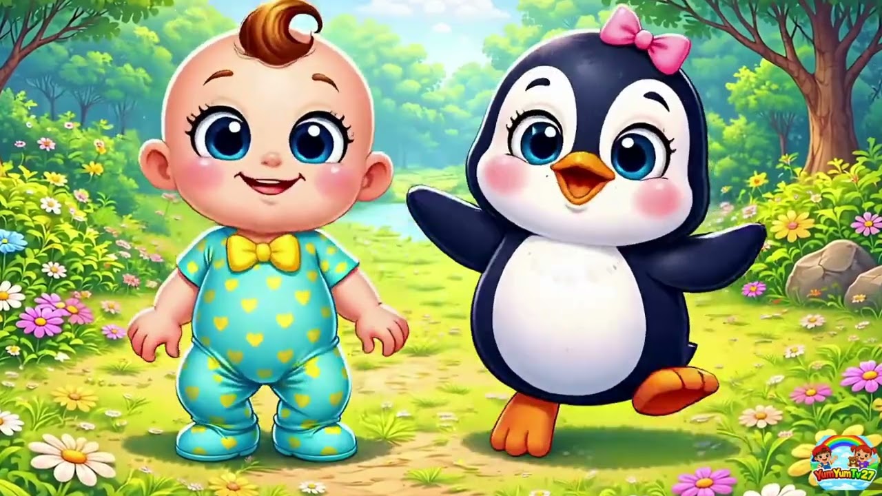 🐧 Mimi Bebek & Penguen | Eğlenceli Çocuk Şarkısı 🎵🐧 | Eğitici Kids Shorts #penguen #baby #funny