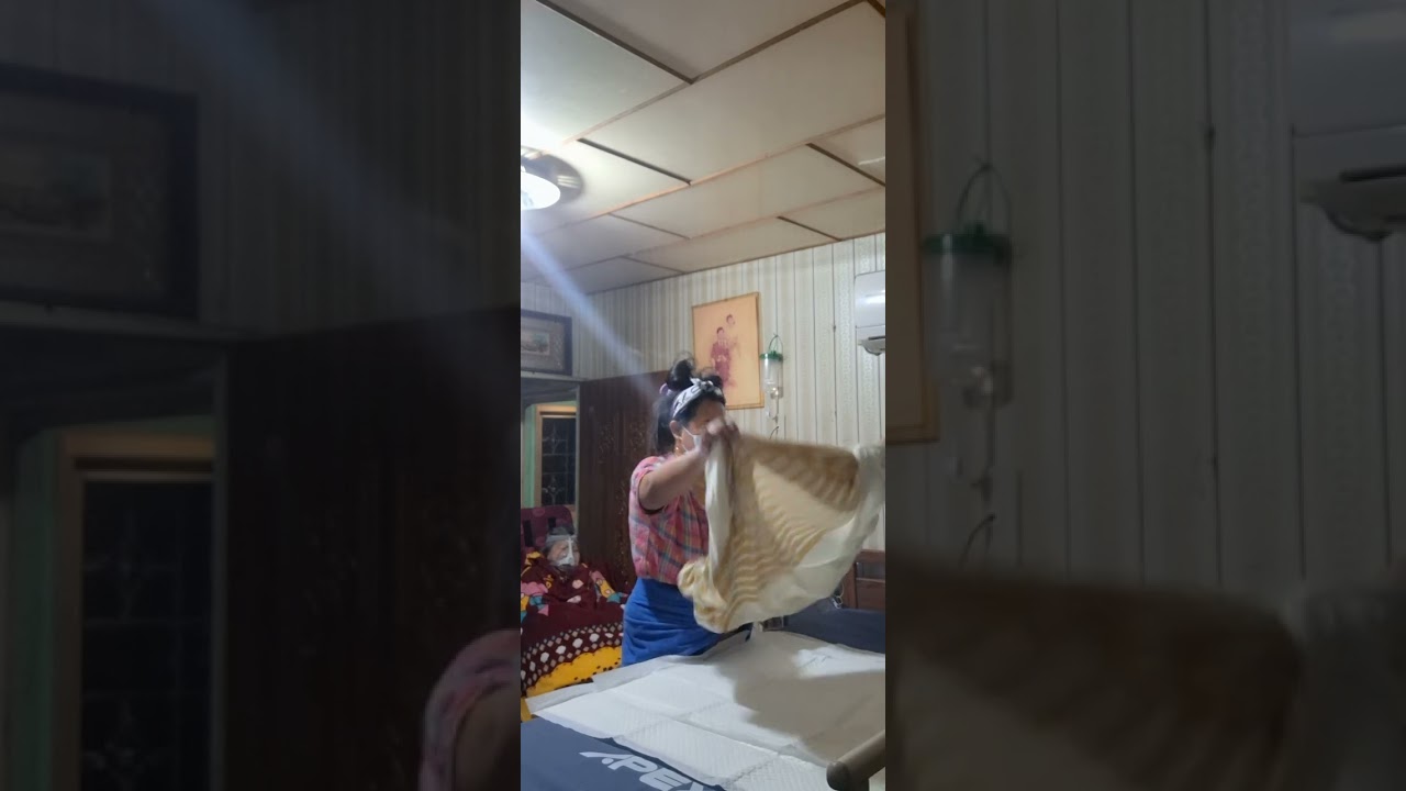 ganti sprei nenek gaes,aktivitas ku kerja ditaiwan