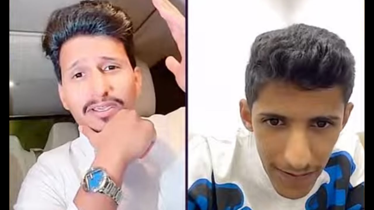 سعود بن خميس مع المنشد غريب آل مخلص سعود يغني شيلا يبهر المنشد إبداعات