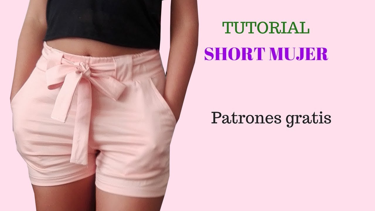 DIY Como hacer un short mujer corte y confección