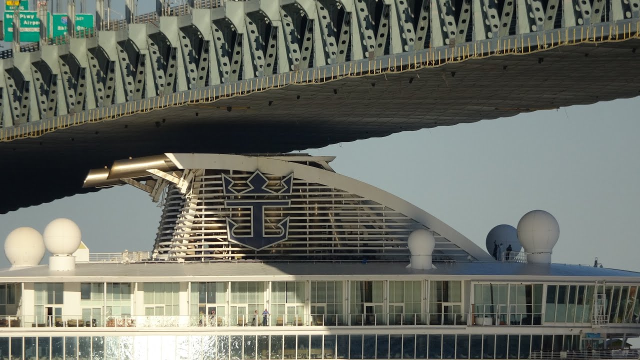 Oasis of the Seas Bayonne Departure on September 19th, 2021 (4K)