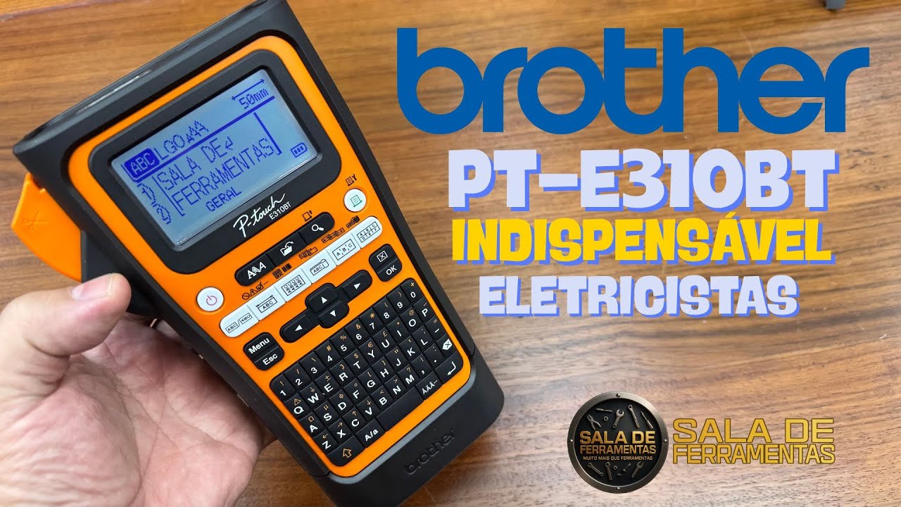 BROTHER PT-E310BT A FERRAMENTAS INDISPENSÁVEL DO ELETRICISTA MODERNO #brother