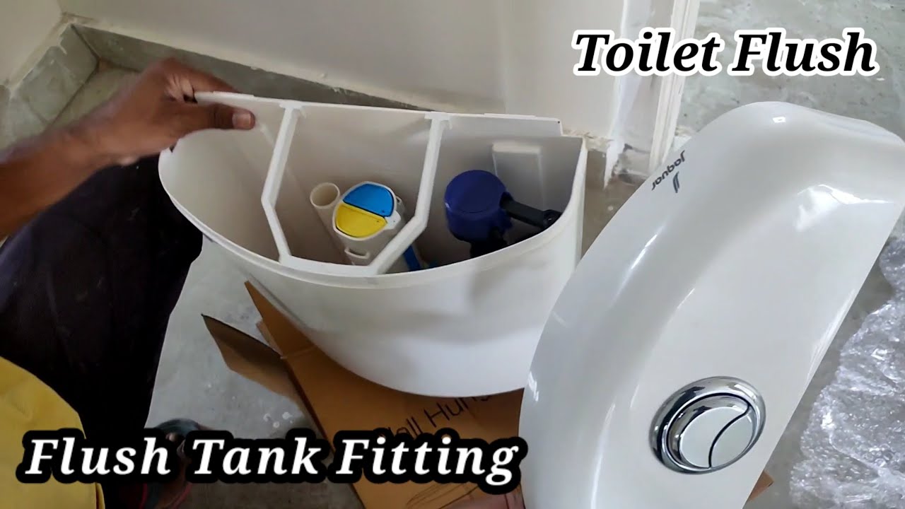 How to install Wester Toilet Flush Tank | Jaquar Wall Hung Cistern Fitting