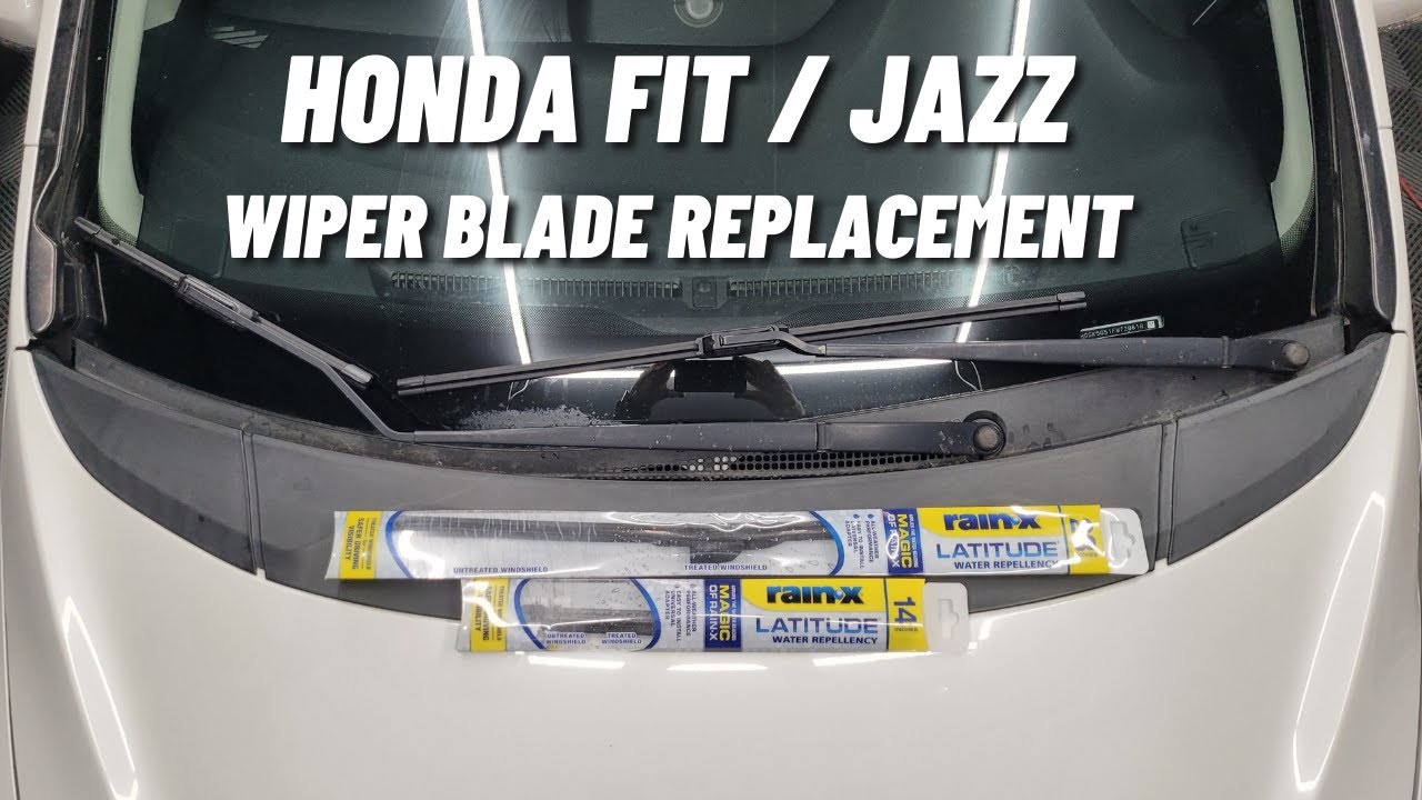 2015+ Honda Fit / Jazz Windshield Wiper Blade Replacement | Rain-X Latitude Wiper Blade Installation