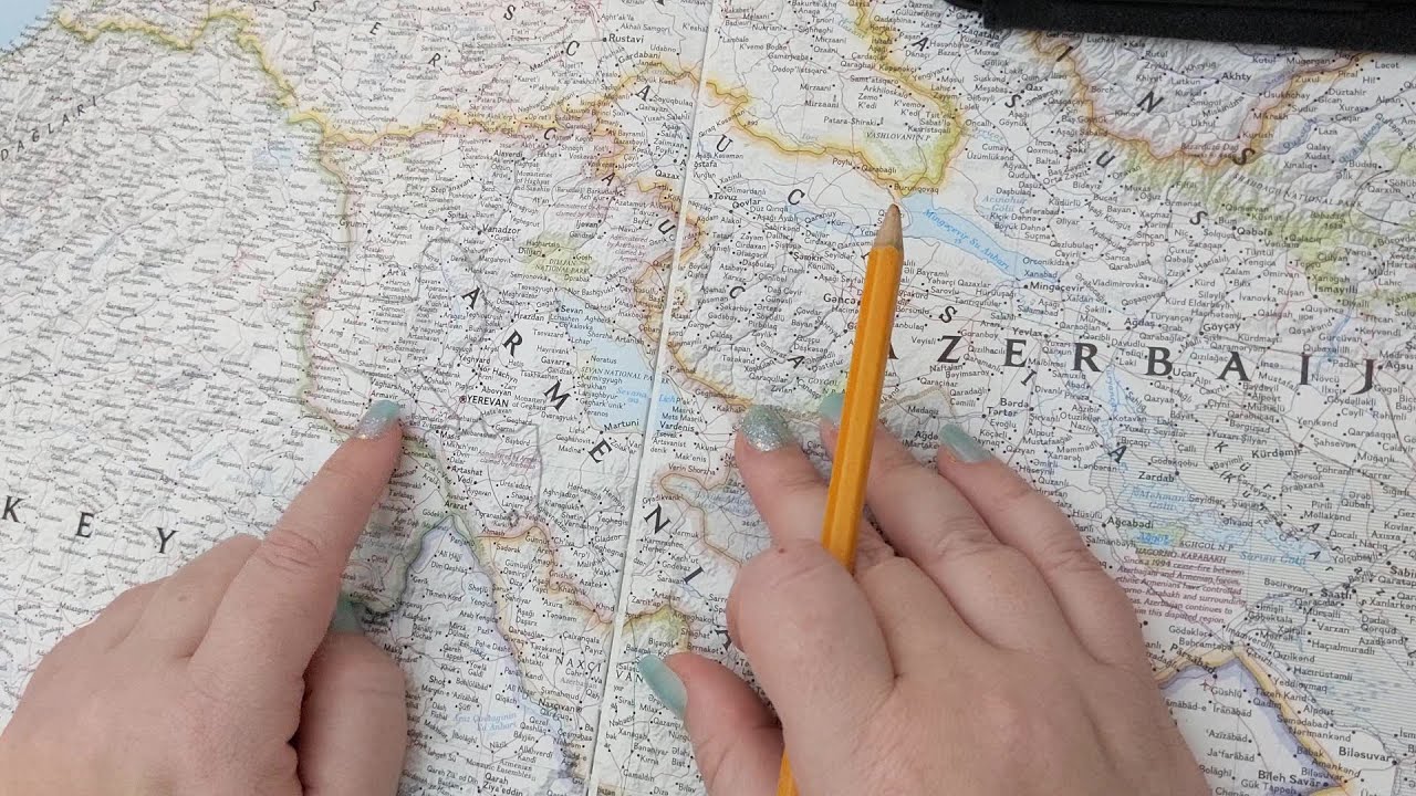 ASMR ~ Armavir, Armenia History & Geography ~ Soft Spoken Map Tracing Google Earth