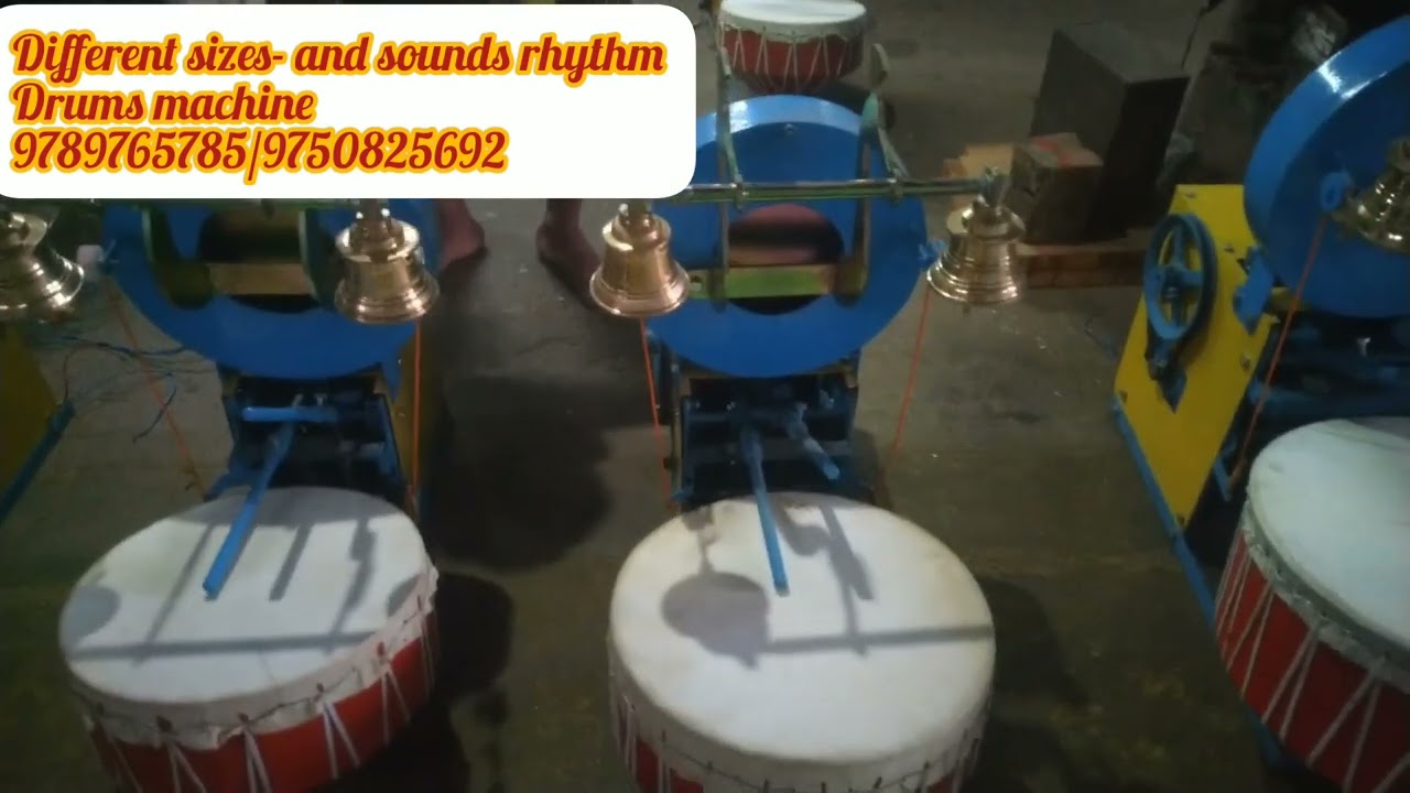 Auto  Drums machine-(Different sizes and Rhythms)