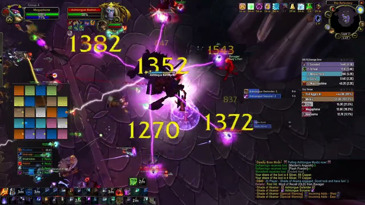 SIMPLE Arcane Mage Shade of Akama cheese 99 Parse